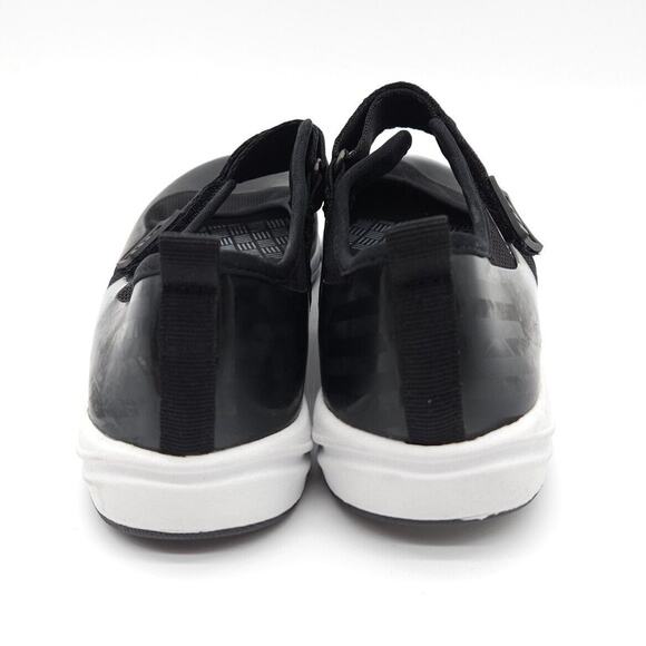 Lands End (Womens Size 9 B) Mesh Black Strap Mary Jane Loafer Shoes‎ 400770 - Picture 4 of 7